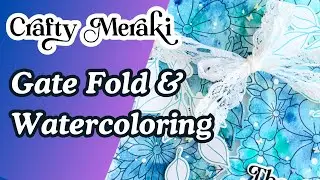 Watercolor Meets Press Plates! Stunning Gate Fold Card Tutorial