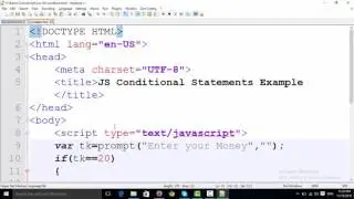Basic javascript part-04(conditional Statements)