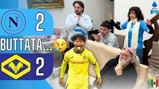 Napoli - Verona 2-2 | BUTTATA... 😢 LIVE REACTION NAPOLETANI HD