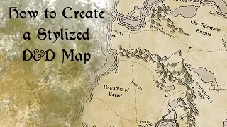 How to Create a Stylized D&D map