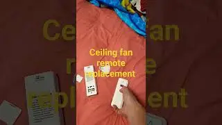 Ceiling fan kit with remote control replacement