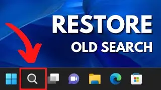 How to Restore Old Taskbar Search icon in Windows 11 22H2 - Disable New Search Box
