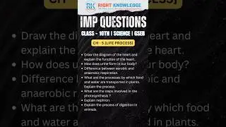 Class 10 Science Most Important Questions 2026 | Ch-5 | Board Exam Sure Shot🔥#education #motivation
