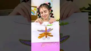 Secret Art in the Spill! 🌈 Mom & Mimi&rsquo;s Magical Paper Trick | Family Fun