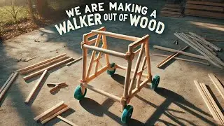 🛠️ Building a Wooden Walker 🪵 | Handmade Mobility Aid Project