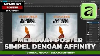 AFFINITY EASY LEARNING (8) - HOW TO MAKE A SIMPLE AND EASY POSTER WITH AFFINITY DESIGNER 3