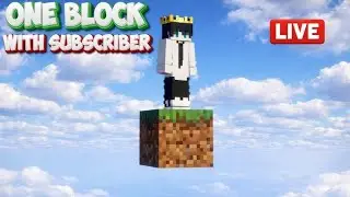 Minecraft One Block Survival Game #minecraft #shorts #live #fyp
