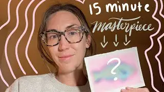 Can I make a finished piece of art in 15 minutes? | Real Time Art Challenge