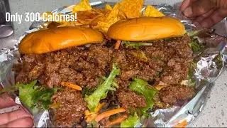 300 Calorie Teriyaki Beef Sandwiches| High Protein Low Calorie Recipes| 30G Protein Meals