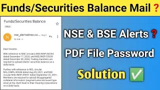 Funds/securities balance mail