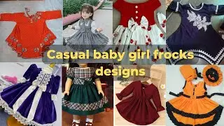 Casual baby girl frocks designs|winter baby frock design|Kids frock designs