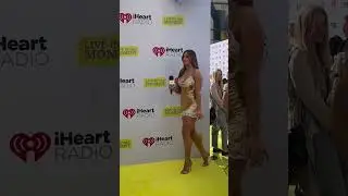 Tate McRae and Em Curl at the iHeartRadio Music Awards Yellow Carpet 2024 #tatemcrae #shorts #fyp