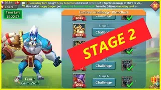Ограниченное испытание Grim Wolf | Этап 2 &mdash; Lords Mobile