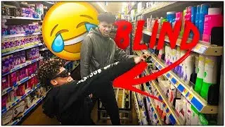BLIND MAN FIGHTING AIR PUBLIC PRANK! (HILARIOUS REACTIONS)