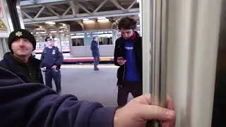 Long Island Railroad Onboard first Train  Jamaica to Grand Central Madison  New York  2023 Jan 25