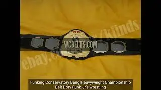 Funking Conservatory Bang Heavyweight Championship Belt |Dory Funk Jr&rsquo;s wrestling