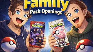 Family Pack Opening 🎉 &mdash; We Pulled the New Ascended Heroes Tech Stickers!