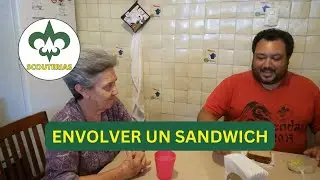 Cómo ENVOLVER un EMPAREDADO usando SERVILLETAS 🥪