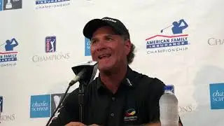 2018 @AmFamChamp winner Scott McCarron reacts to his first win of the year