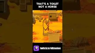 a horse can be a toilet