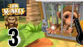 I am monkey level 24 25 26 27 28 29 30 Walkthrough Solution | Throw a coconut at the visitor 