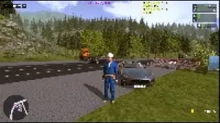 ИГРА  Construction-Simulator 2015  УСТАНОВКА СТАТУИ.+ПАРКОВКА  ЧАСТЬ 1
