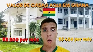 VALOR DE CASAS E APARTAMENTOS AQUI EM GANA 🇬🇭 NA ÁFRICA