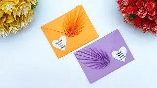 Make an Origami Leaf Envelope - How To Make a Paper Leaves Envelopes