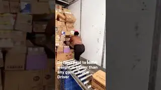 Who thinks they can Unload Faster? #dollartree #cdllife #travel #truckerlife #touch #cdlA #women