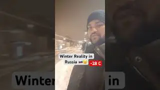 😃&hearts;️|Indians in russia| Coldest place on earth | Russia winter vlog| #russia #vlog #shorts #viral