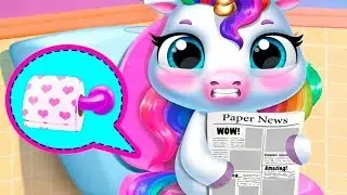 ♔Fun Pet Pony Care Kids Game - My Baby Unicorn - Play Virtual Pony Pet Care & DressUp Fun Mini Games