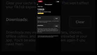 How To Clear TikTok Cache #shorts #howto #tutorials