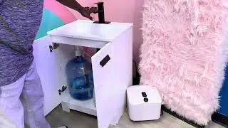 PORTABLE SINK FOR SALONS | Use as a reference, NOT a step by step tutorial