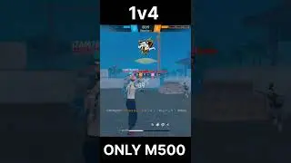 1v4 🔥🔥🔥 M500 #freefire #livestream #live #youtuber Rn team up 40