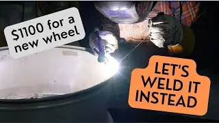 Can you weld Aluminum car wheels??