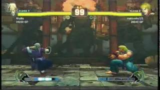 Street Fighter IV Casuals Rhyllis (Gen) vs makavelis123 (Ken)