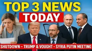 TOP 3 NEWS TODAY: US Government Shutdown, Trump & Vought, Syria Putin Meeting
