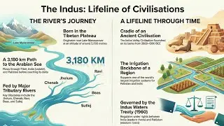 Geography river system in india I sindhu river system I indus civiliazation I most important facts