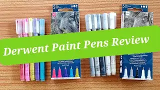 Derwent Paint Pens Review #derwent #derwentpencils #derwentpaintpens