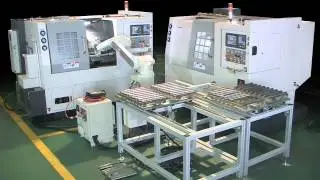 Alex-Tech VT-15L and VR-21M with Mitsubishi Robot Work Cell