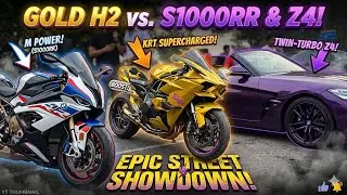 H2 vs all superbikes sound battle on sunday ride - Your Akio
