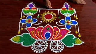 Radha saptami Festival Rangolis 🌷 5+5dots Radha saptami Muggulu 🌷 Pandaga Muggulu 🌷 Festival Rangoli