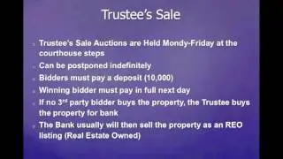 Arizona Foreclosure Process