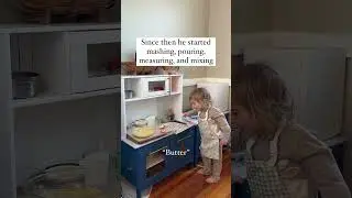 The empowerment of Montessori practical life #montessoriathome #montessoritoddler #cookingwithkids