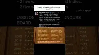 Jasprit Bumrah on the lord's honours board 🐐☠️ #shorts #cricket