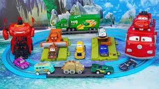 Disney Pixar Cars Unboxing Review | Disney Pixar Cars Lightning McQueen Transform to Robot