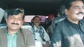 پیرومل پریس کلب کے انتخابات کے بعد دوستوں کو مبارکباد دینے ساتھ سفر کے دوران پیارے لمحات