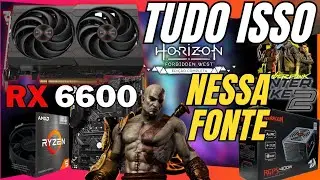 Rysen 5 5600GT + RX6600 on a 400W Power Supply - Game Tests DRIVE 24.9.1 AFMF2