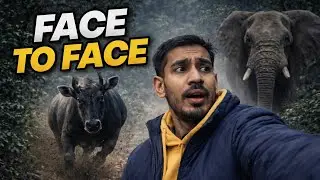 Encounter with wild animals  during  trekking 
