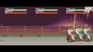 [PC] Final Fight all boss hack edition (one person controls three characters with final boss Belger)